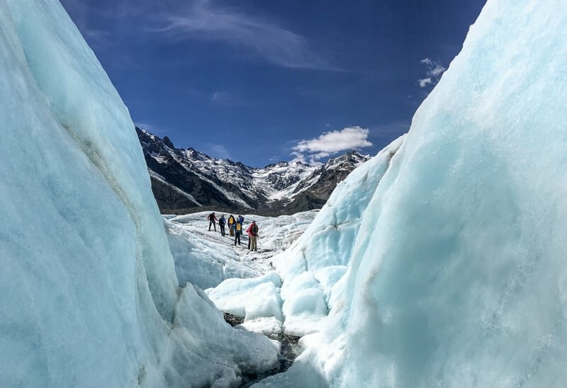 Glacier Ice Formations